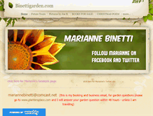 Tablet Screenshot of binettigarden.com